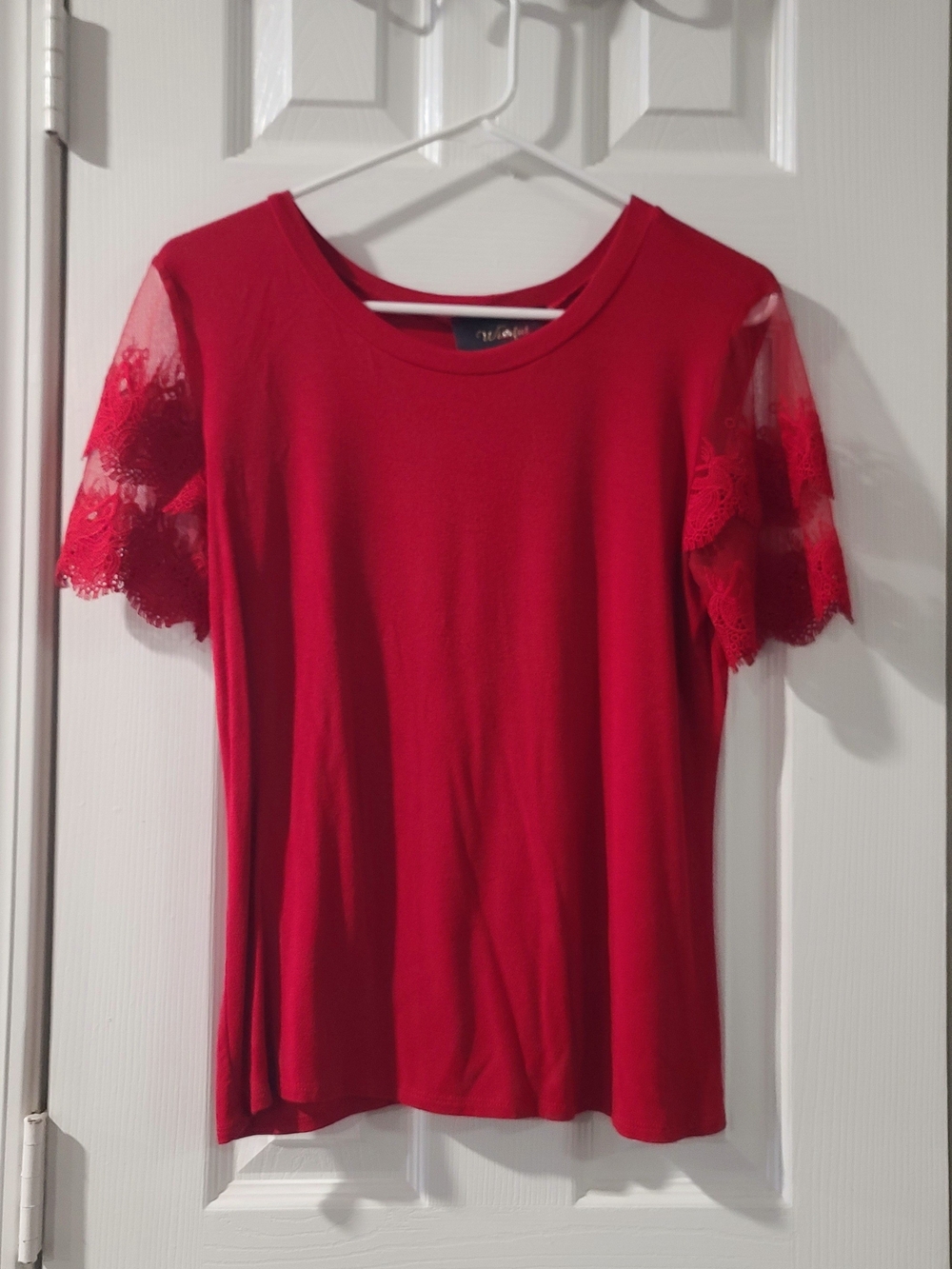 Wishfull Red Womams Blouse MEDIUM